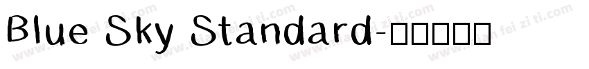 Blue Sky Standard字体转换